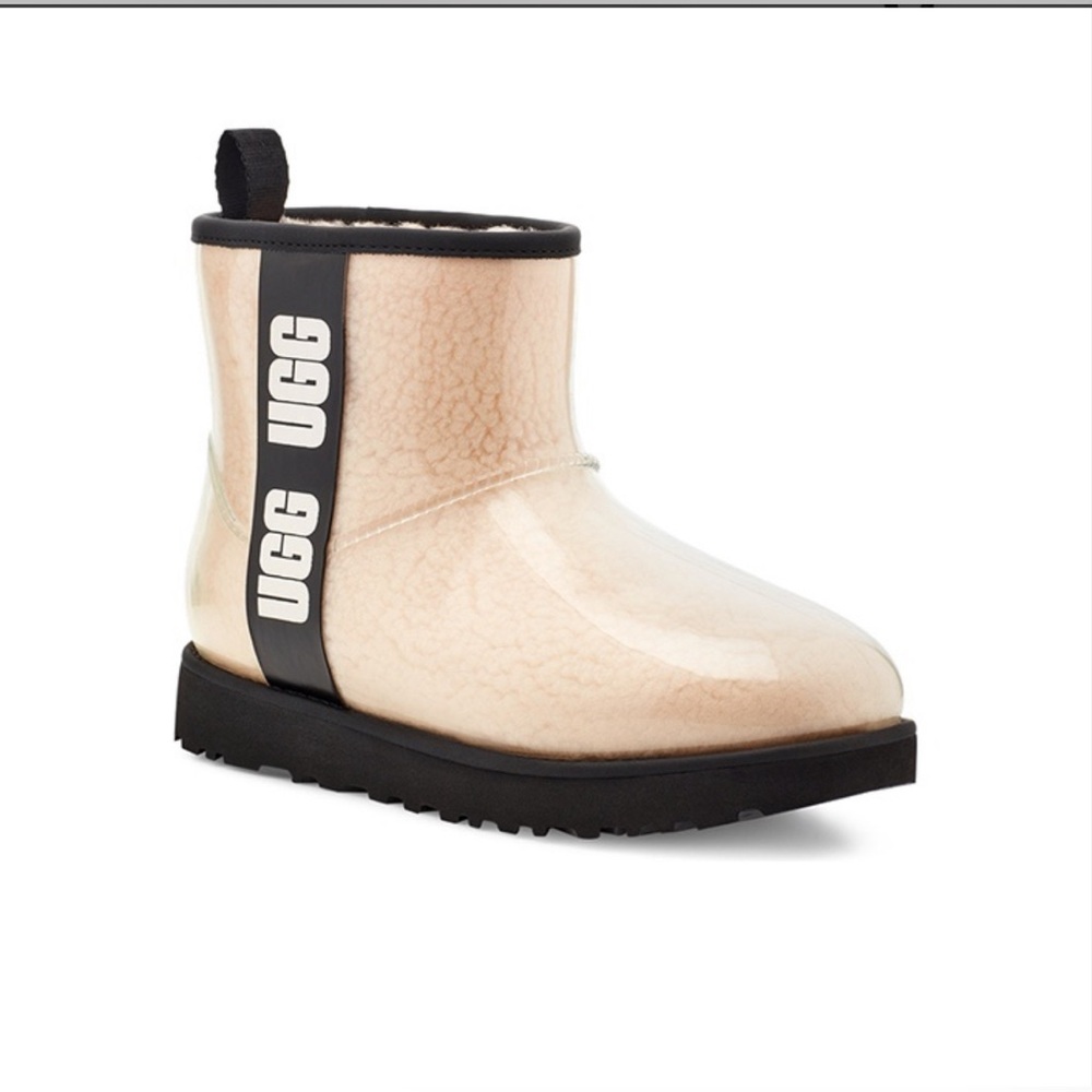 UGG Classic Mini Waterproof Clear Boot (Women) SIZE 8